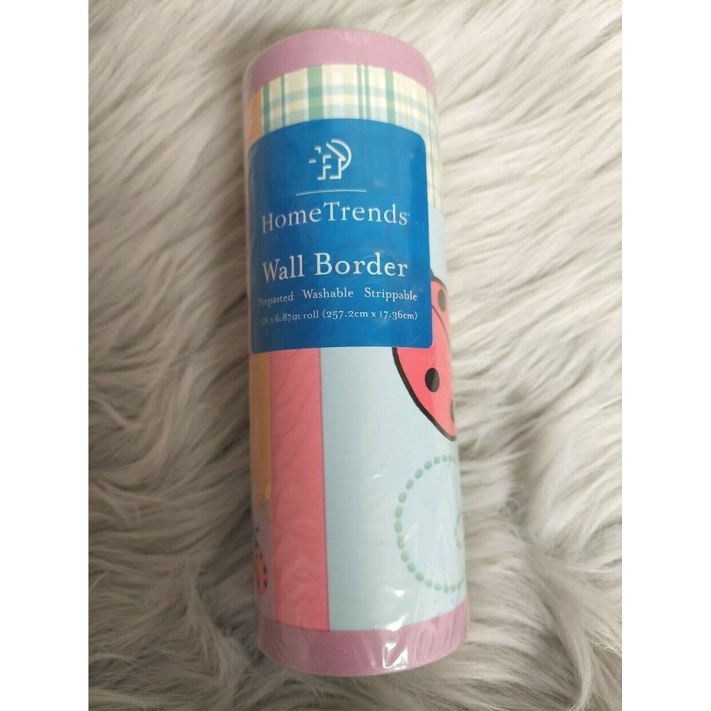 Home Trends Wallpaper Wall Border Bubble Gum Garden